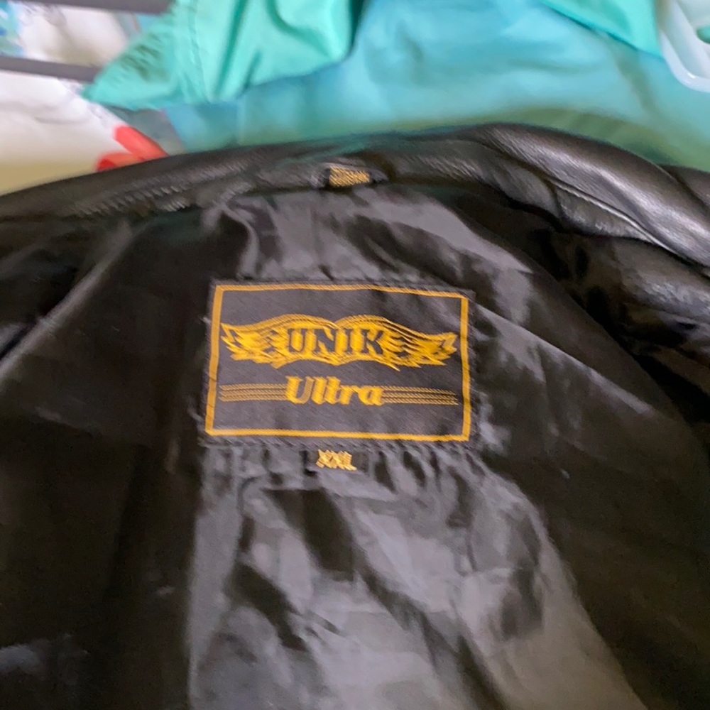 Beautiful leather jacket size XX L men’s